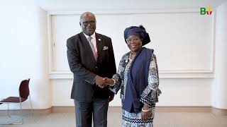 Bénin-Gabon: la Vice-présidente du Bénin a échangé avec le ministre des affaires étrangères du Gabon