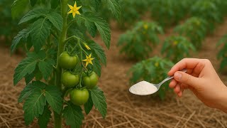 단 1큰술만으로도 토마토를 질병과 해충으로부터 구할 수 있습니다. 100% 효과적입니다!