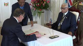 His Excellency the President officiates at the Affirmation Ceremony for New Supreme Court Judge