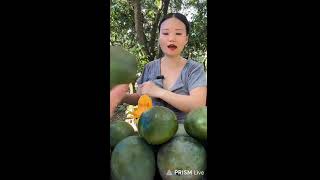 🔴 how to cutwatermelon by funny man 🔴