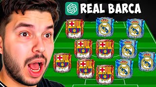 Chat GPT Une Real Madrid y Barcelona!