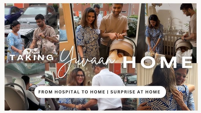 Taking Yuvaan HOME | From Hospital to HOME | Surprise at home| Our first ride | Emotional moment