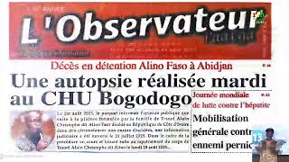 RTB - JT de 13h du 21 août 2025