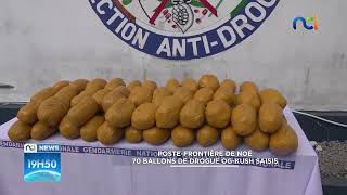 NCI News | Poste-frontière de Noé 70 ballons de drogue OG-KUSH saisis