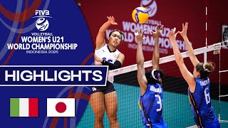 Italy 🇮🇹  vs. Japan 🇯🇵  - Final | Women's U21 World Championships - Highlights