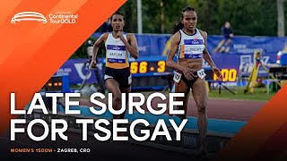 Tsegay breaks 1500m meeting record in Zagreb with 3:58.14 | Continental Tour Gold 2025