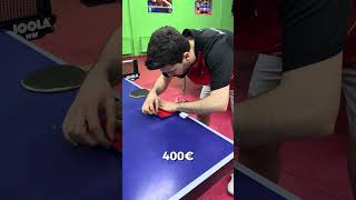 400€ Vs 4€ Ping Pong Premium Racket 🏓 #teamjoola