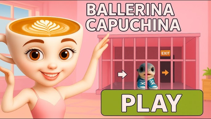 Roblox Ballerina Cappuccina Prison Run obby escape 🩰🏃‍♀️