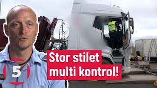 Kenneth deltager i stor multi kontrol! | Politijagt | Kanal 5 Danmark