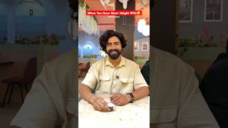 When You Have Short Height Wife😂 #shorts #ytshorts #teratrigun #shortheight