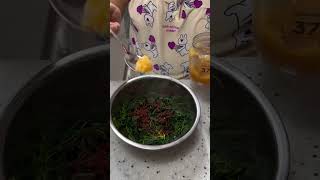 Qalampir bargidan karischa salat 🤤🤤🤤