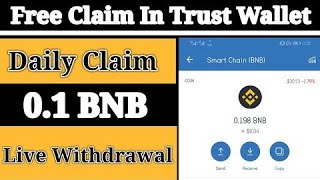 Free Instant Claim 0.1 BNB Free Bnb Mining. Free Bnb Faucet. Free Bnb Coin