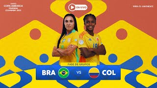 EN VIVO - BRASIL vs COLOMBIA - CONMEBOL Copa América Femenina 2025™