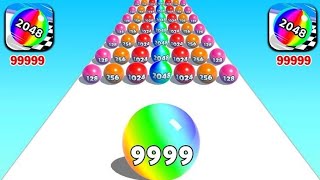 Ball Run 🏐 2048 game play no 13।।Infinity Run game।।gaming video।। #ballrun2048 #ballrun #gaming