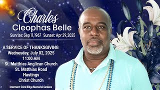 A Service of Thanksgiving for Charles Belle