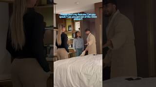 호텔 방에서 낯선 사람 장난🤣🤣 #반바지 #커플 #관계