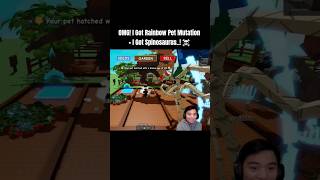 OMG! I Got Rainbow Pet mutation + I Got Spinosaurus..! ☠️ #growgarden #roblox
