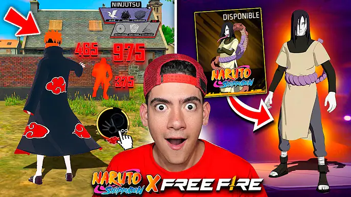 LLEGO EL CAPITULO 2 de NARUTO en FREE FIRE 🍥 JUTSUS, SKINS y MAS !! - TheDonato