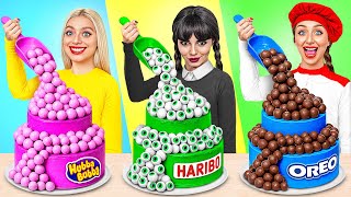 Wednesday vs 할머니 요리 챌린지 | 미친 아이디어 요리 Candy DO