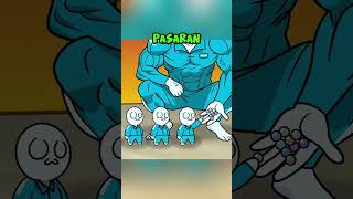 La mamá musculosa que destruyó el juego del calamar 💪🔥 #youtubeshorts