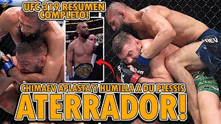 UFC 319: KHAMZAT CHIMAEV DESTRUYE Y APLASTA! a DRICUS DU PLESSIS | UFC 319 RESUMEN COMPLETO