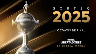 EN VIVO | SORTEO | OCTAVOS DE FINAL DE LA CONMEBOL LIBERTADORES 2025
