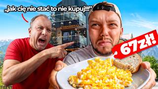 ODKLEJONE ZAKOPANE: jajecznica 70zł, sok 50zł, kawa 40zł. Właściciel mówi : "POWINNO BYĆ DROŻEJ!"