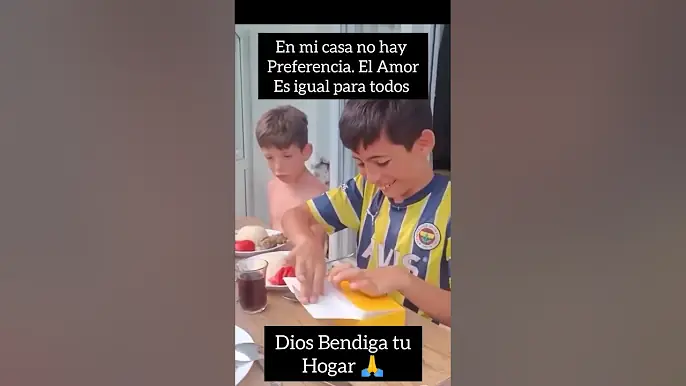 EN MI CASA NO HAY PREFERENCIAS CON LOS HIJOS