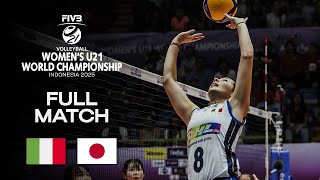 Italy vs. Japan - Final | Women's U21 World Champs 2025 - Full Match