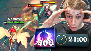 스몰더, 세계 신기록 수립!? 21분 만에 400m!