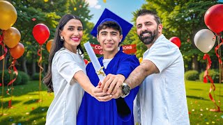 يوم تخرّج ابنا ❤️ مؤثر !