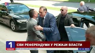 Šta je zapelo kod raspisivanja referenduma koji je najavio Dodik?