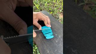 Survival skills: Simple but very useful with this idea #outdoors #camping #bushcraft