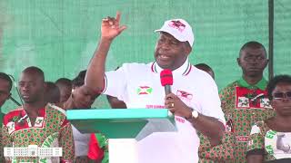 Nyenicubahiro Umukuru w'Igihugu aributsa Abarundi ko igisata cubutare yagihagurukiye,gisahirize naco