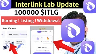 Interlink Labs New Update, Interlink network new update, Interlink mining listing withdrawal