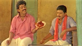 "നല്ല ഒന്നാന്തരം ചിക്കൻ ഫ്രൈയ്യാ.." | Jagadish , Prem Kumar Malayalam Movie Scene | Gajarajamanthram