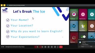 Introduction to English Course for May 15 Group #WaxkabaroCollege #English