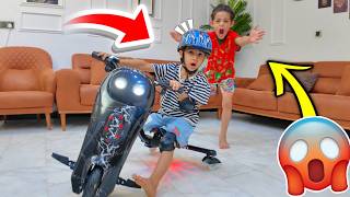 الدراجة الجديدة 😍 كسرناهة 🤣