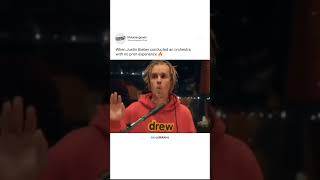 Bieber can do it all 🔥 #justinbieber #conductor #orchestra #musician #bieber #violin #music #singer