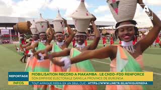 #CNDD-FDD : Campagne électorale dans la province de #Burunga, en présence du Président #Ndayishimiye