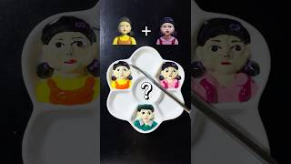 Squid Game 3 color mixing （Part 2） #squidgame  #squidgame2 #squidgame3 #colormixing