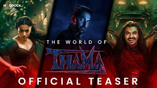 World of Thama | Official Teaser | Ayushmann, Rashmika, Paresh, Nawazuddin | Dinesh V | This Diwali