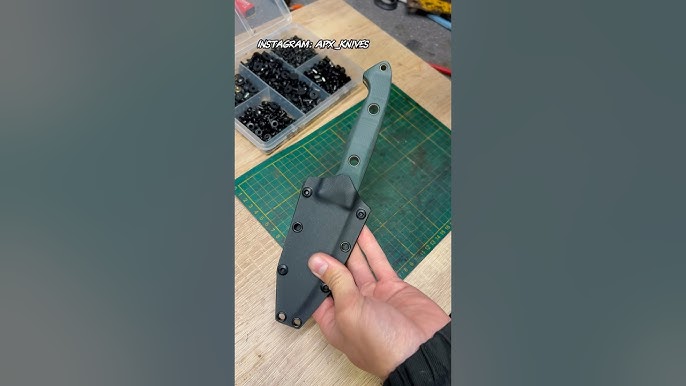 Lets make a KYDEX Sheath on Benchmade knife #shorts #shortvideo #shortsfeed #handmade #kydex #knife