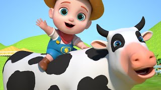 El Viejo MacDonald tenía una Granja - La Vaca Lola Se Equivoca | Canciones Infantiles - Bebé Leo
