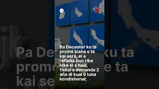 Atrakadó ta puntra fiskal: “7 aña di prizòn pasobra mi tabatin hamber?”. #curacao #news #korsou