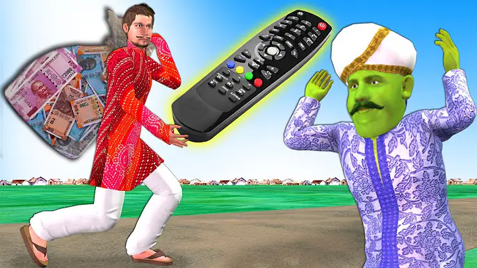 जादुई रिमोट Magical Remote Village Comedy Video  Hindi  New Funny Video