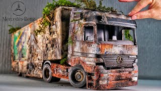 Restoration Abandoned Mercedes-Benz Actros Semi Trailer Truck