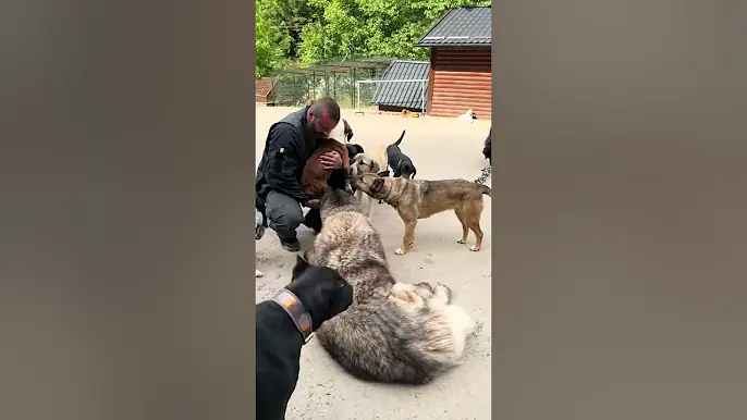 Welcome to the pack 🥺🫶🏽 #dogrescueshelter #emotional #rescuingdogs #dogs #animalsinneed