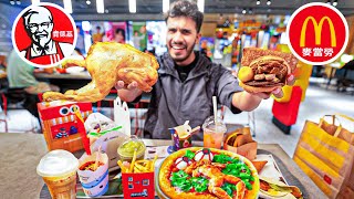 Así es la COMIDA RÁPIDA en CHINA 🇨🇳 | KFC vs McDonalds 😱