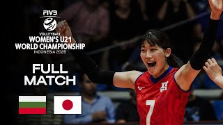 Bulgaria vs. Japan - Semi Final 1 | Women's U21 World Champs 2025 - Full Match